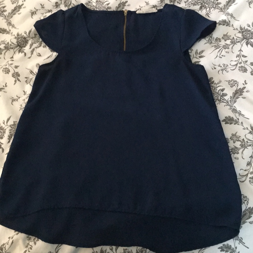 Navy Blouse